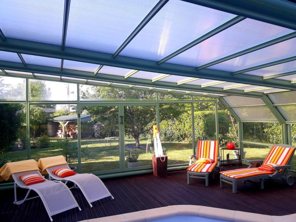 Chambre D'Hote Avec Piscine Couverte Coulaines Экстерьер фото